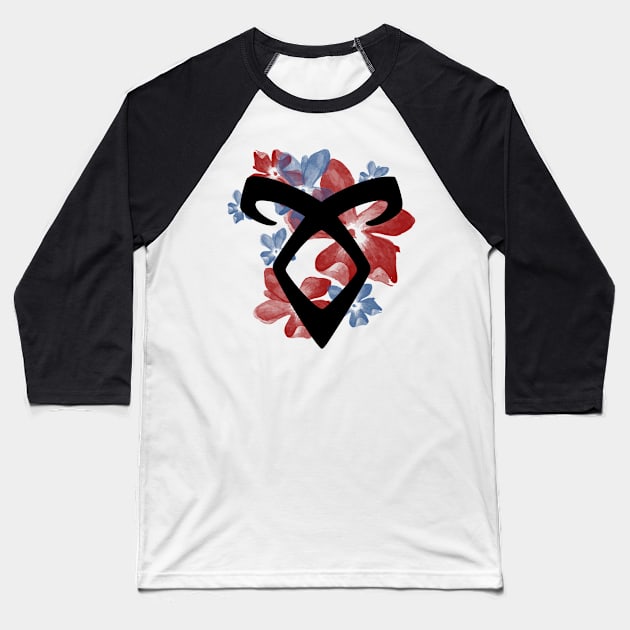 Shadowhunters- Angelic Rune Baseball T-Shirt by SSSHAKED